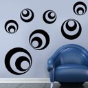 Ver imagem 1 de Adesivo de parede Circulos 1 - Es 100x135cm