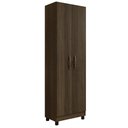 Ver imagem 1 de Armario Multiuso Sparta com 2 Portas e Chaves Imbuia