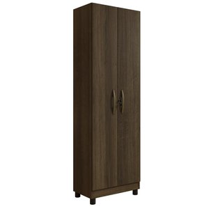 Armario Multiuso Sparta com 2 Portas e Chaves Imbuia