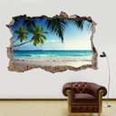 Ver imagem 1 de Adesivo Buraco na Parede Praia - Es 93x144cm