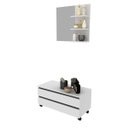 Ver imagem 2 de Conjunto para Banheiro com Espelho e Gabinete Móvel Branco Tecno Mobili