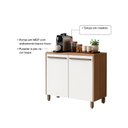 Ver imagem 2 de Balcão Multiuso para Cozinha Area Serviço Uno 700 mm Branco