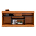 Ver mais imagens de Rack Yara e Painel Maia Tv 55 Pol 136 Cm 5016 Noce Milano Preto Colibri
