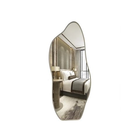 Espelho Decorativo Moldura de Aluminio E06 150 X 60 Orgânico Lapidado Moderno Pinterest Rose Gold