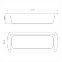 Ver imagem 4 de Forma para Pão e Bolo Grafite em Alumínio com Revestimento Antiaderente 30 Cm 1,9 L