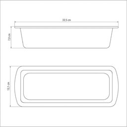 Forma para Pão e Bolo Grafite em Alumínio com Revestimento Antiaderente 30 Cm 1,9 L - 4