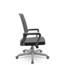 Ver imagem 2 de Cadeira Escritório Presidente Adrix Plaxmetal Mecanismo Relax Encosto Tela e Assento Vinil Grafite