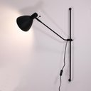 Ver imagem 3 de Arandela Articulada 77cm Alumínio Preto e Dourado AR1423