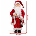 Ver imagem 5 de Boneco Papai Noel Tradicional Enfeite Lampião Decoração 50cm
