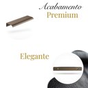 Ver imagem 3 de Kit 10 Puxadores Drop 30cm Alumínio Sobrepor para Móveis Ouro Envelhecido