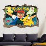 Adesivo Buraco na Parede Pokemon - Gi 100x155cm - 1