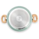 Ver imagem 6 de Jogo de Panelas Brinox Antiaderente Ceramic Life 5 Peças Botanika com Indução Verde