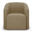Ver imagem 5 de Poltrona Decorativa Orgânica Stella Max Suede Marrom Rato D03 - D'Rossi