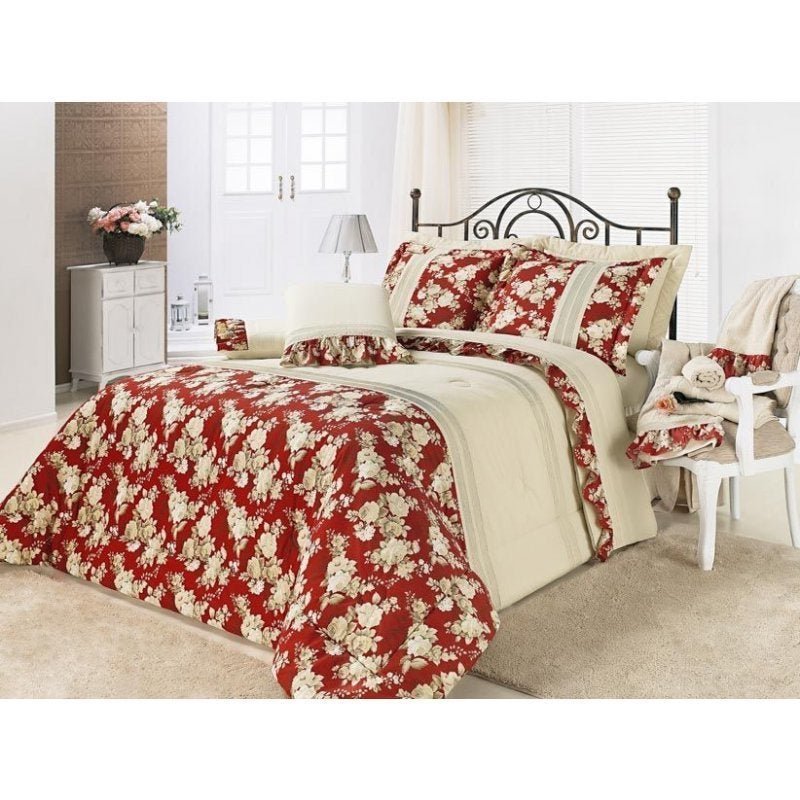 Kit Margarita Queen 150 Fios 14 Peças Vermelho MadeiraMadeira