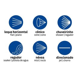 Hidropistola 6 Tipos de Jato para Engate Rápido Tramontina Multifunção Tramontina - 3