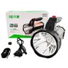 Lanterna  Farolete Holofote Farol de mão Recarregável Super LED 8W Mais Forte Sitio Chácara - 1