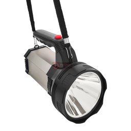 Lanterna  Farolete Holofote Farol de mão Recarregável Super LED 8W Mais Forte Sitio Chácara - 9