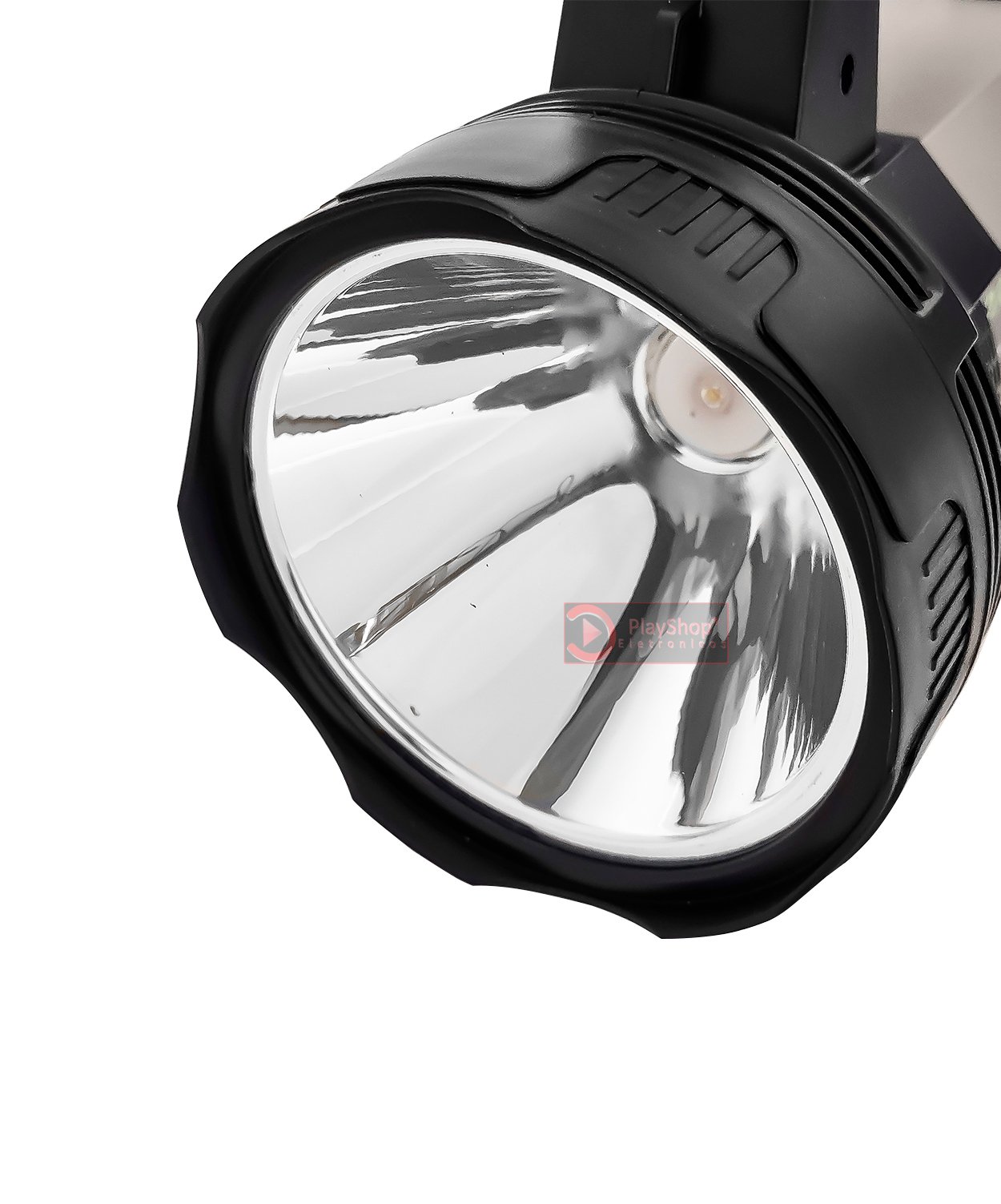 Lanterna tática Farolete Holofote Farol de mão Recarregável Super LED 8W Mais Forte Sitio Chácara - 4