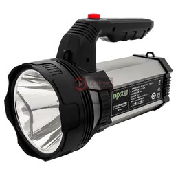 Lanterna  Farolete Holofote Farol de mão Recarregável Super LED 8W Mais Forte Sitio Chácara - 2