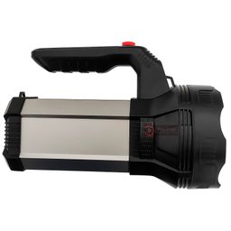 Lanterna  Farolete Holofote Farol de mão Recarregável Super LED 8W Mais Forte Sitio Chácara - 5