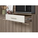 Ver imagem 5 de Kit Cozinha Yara 160 7 Portas Carvalho Nature/Off White Cristal - Nicioli