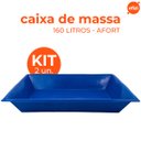 Ver imagem 2 de Kit 2 Caixas de Massa 160 Litros Afort