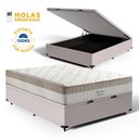 Ver imagem 4 de Cama Box Baú com Colchão de Molas Ensacadas Pillow In Anjos Premium Dream Casal 138cm