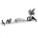 Ver imagem 1 de Prateleira Suspensa Estilo Industrial de Madeira 50cm Fs P:branco