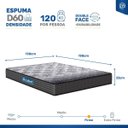 Ver imagem 7 de Cama Box com Colchão de Espuma D60 Double Face Guarda Costas Comfort Force Probel Queen 158cm