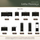 Ver imagem 7 de Armário Cozinha Modulada Completa de Canto 8 Peças Florença Multimóveis MP2449 Preto