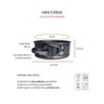 Forma Antiaderente Mini Bolo Assadeira Fundo Removivel 4un - 4