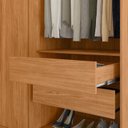 Ver imagem 6 de Guarda Roupa Casal 8 Portas 4 Gavetas Master New c/ Espelho Cinamomo