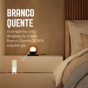 Ver imagem 2 de Abajur Luminária de Mesa Dama Interruptor e Globo e Lâmpada Branco Quente Decoração Casa Sala Quarto