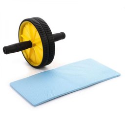 Roda de Abdominal Rodinha Slider Whell Amarela 5555021 - 4