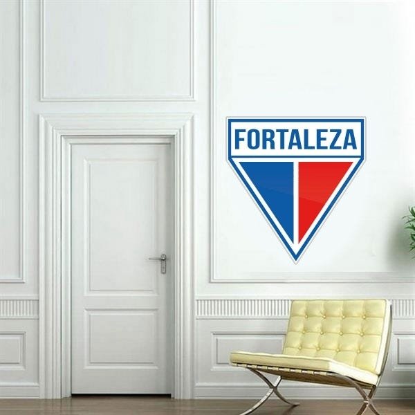 Adesivo de Parede Futebol Escudo Fortaleza - P 50x47cm | MadeiraMadeira
