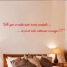 Adesivo de parede Frase A vida não teria sentido sem você - P 20x100cm - 1