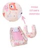 Ninho Redutor com Almofada de Amamentação Bebê Menina Estampado - Ursinha Mel - 4