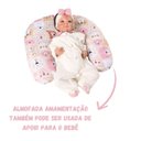 Ver mais imagens de Ninho Redutor com Almofada de Amamentação Bebê Menina Estampado - Ursinha Mel