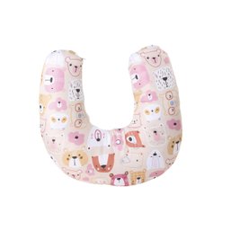 Ninho Redutor com Almofada de Amamentação Bebê Menina Estampado - Ursinha Mel - 2