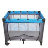 Berço Cercado Portátil Vira Chiqueirinho Compact Azul - 1