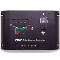 Controlador Carga 20A 12V/24V Regulador Sistema Painel Solar - 2
