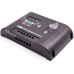 Controlador Carga 20A 12V/24V Regulador Sistema Painel Solar - 4