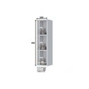 Ver imagem 3 de Nicho de Cozinha Modulado Aéreo Americana 20cm Cinza - Henn