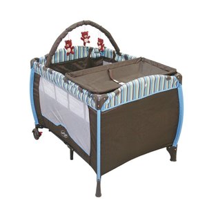 Berço Portátil Plus Baby Style Trocador Chiqueirinho Listras