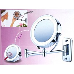 Espelho De Parede com Aumento E Luz De Led - 2