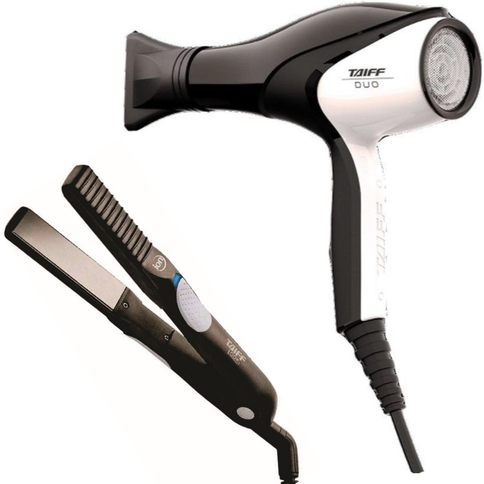 KIT TAIFF BIVOLT - SECADOR PROFISSIONAL UNIQUE DUO TOURMALINE 2700W ...