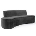 Ver imagem 1 de Sofá 4 Lugares Porto D07 230cm para Sala Living Veludo Cinza - D’Rossi