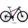 Bicicleta Aro 29 Dropp Sw 24 Vel Câmbio Shimano Quadro Alumínio Mtb Azul+rosa - 2
