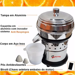 Espremedor de Suco Frutas Profissional 500W KD Eletro CR - 1842 - 2