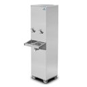 Ver imagem 2 de Bebedouro Industrial Frisbel Coluna 2 Torneiras Gelada 25 Litros RA025 Inox